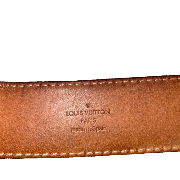 VINTAGE ‘92 Louis Vuitton Damier Inventeur Belt - Picture 3 of 4